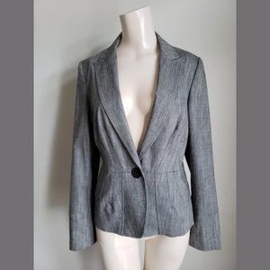 NWT Mario Serrani Italy Gray One Button Blazer